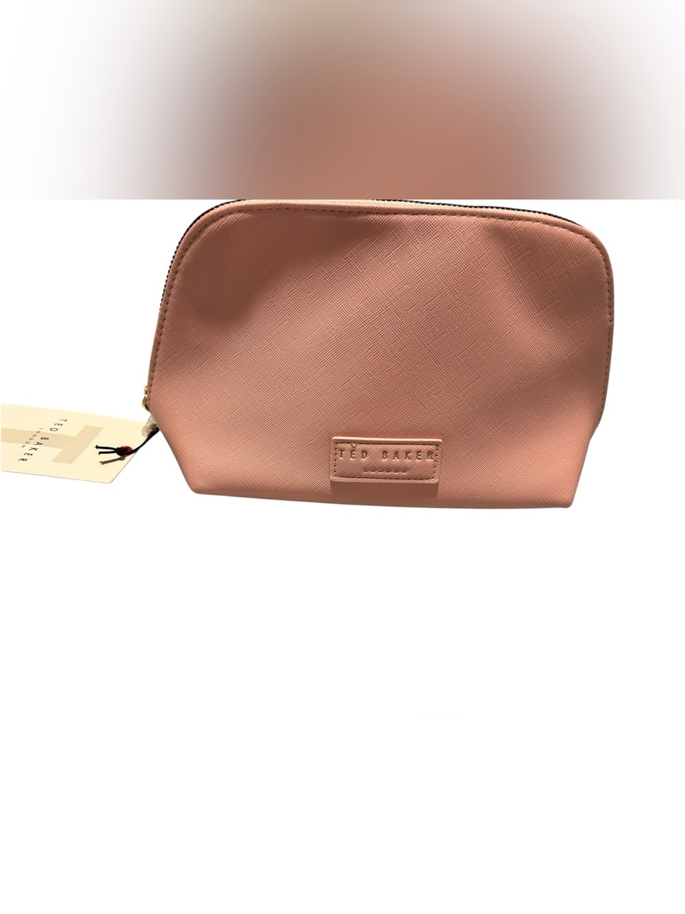 Ted Baker Blush Pink Textured Cosmetic Pouch